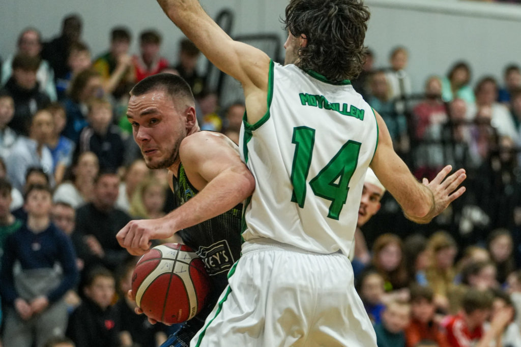 Rap Buyvidu of Garveys Tralee Warriors | Garveys Tralee Warriors v Moycullen | Photo by David Corkey Radio Kerry Sport