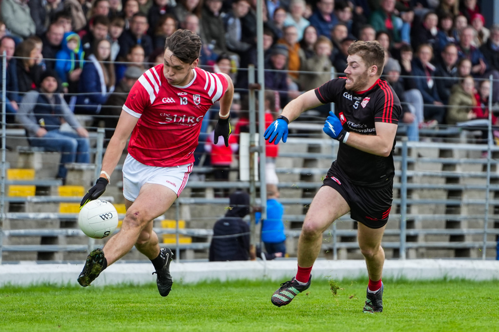 David Clifford of East Kerry on the attack against Rathmore in the Garvey's County Senior Football Semi-Final in Fitzgerald Stadium, Killarney | Photo by David Corkey Radio Kerry Sport