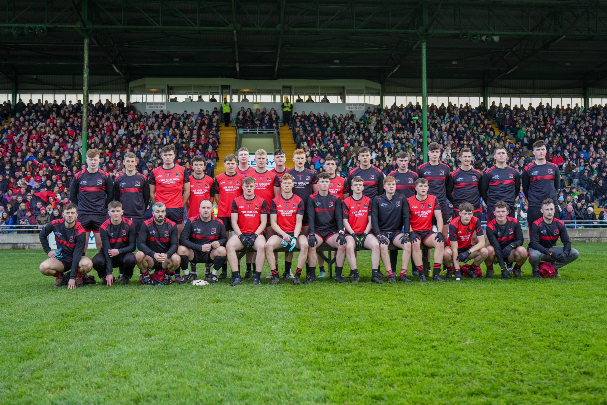 The Fossa squad ahead of the Kerry Petroleum Intermediate Club Football Championship Final in Austin Stack Park, Tralee, Co.Kerry | Photo by David Corkey Radio Kerry Sport