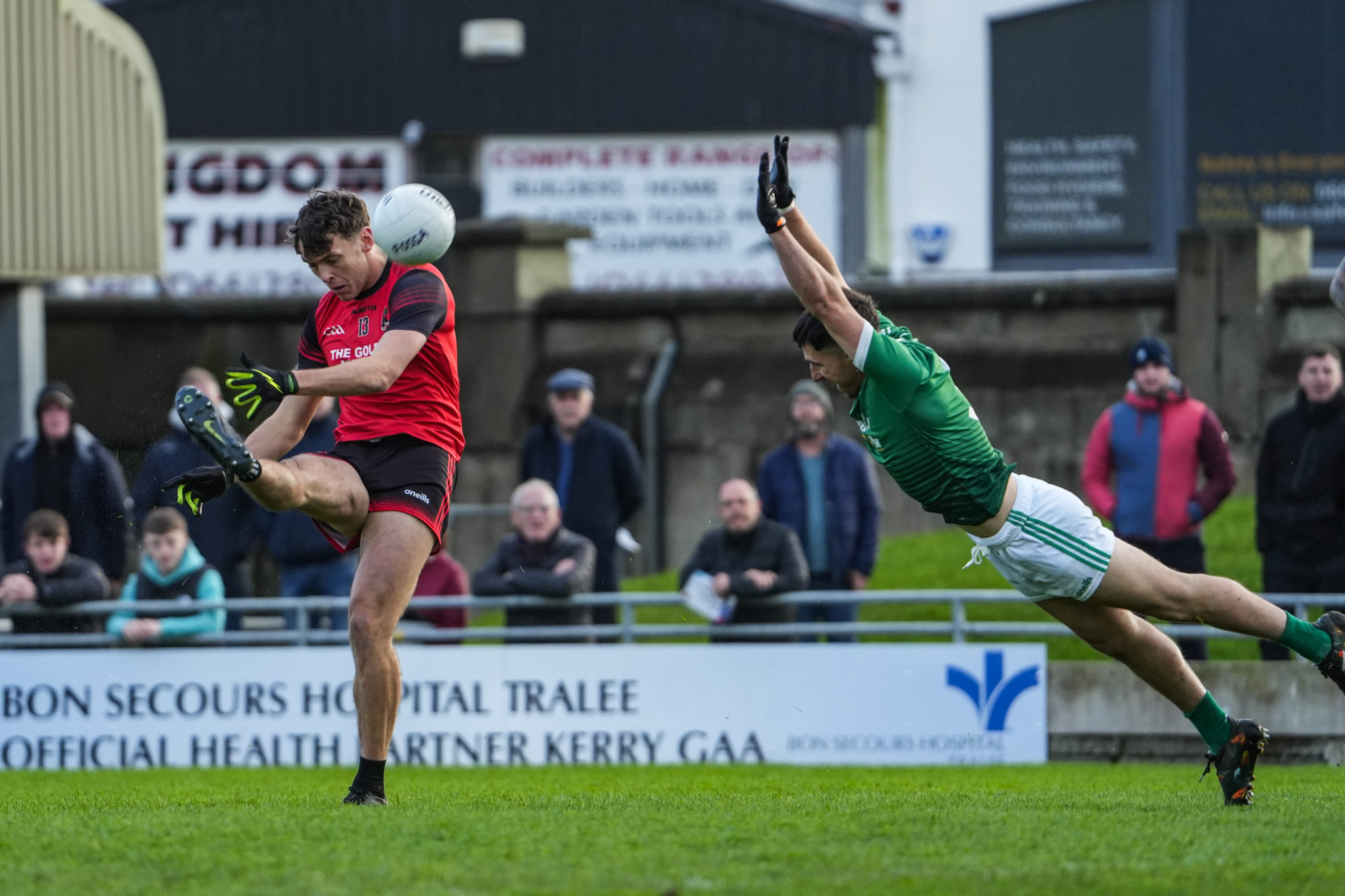 David Clifford of Fossa scores a point against Milltown/Castlemaine in the Kerry Petroleum Intermediate Club Football Championship Final | Photo by David Corkey Radio Kerry Sport
