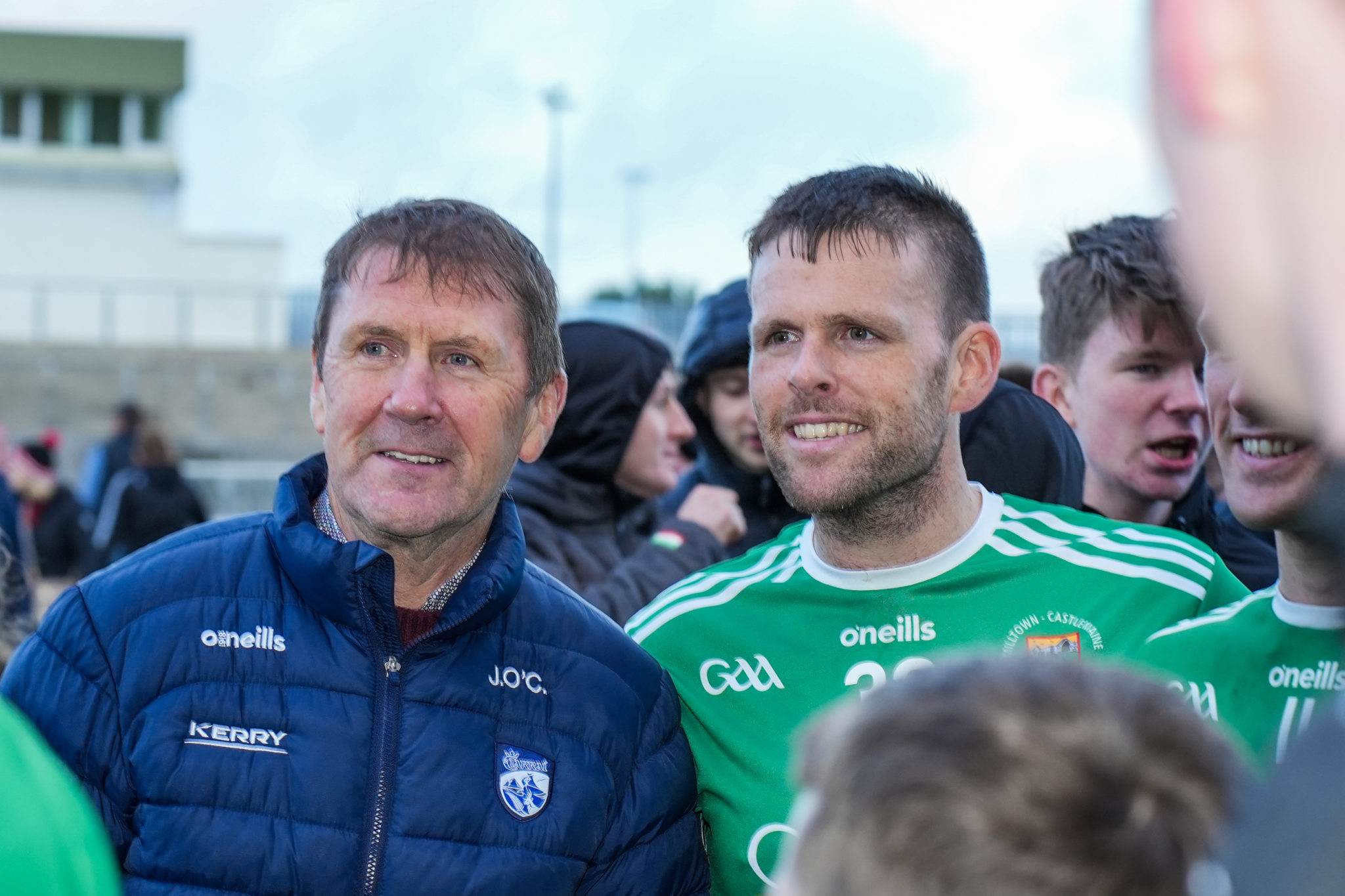 Jack and Cian O'Connor of Milltown/Castlemaine after the Kerry Petroleum Intermediate Club Football Championship Final | Photo by David Corkey Radio Kerry Sport