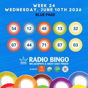 Wednesday Bingo June 10th