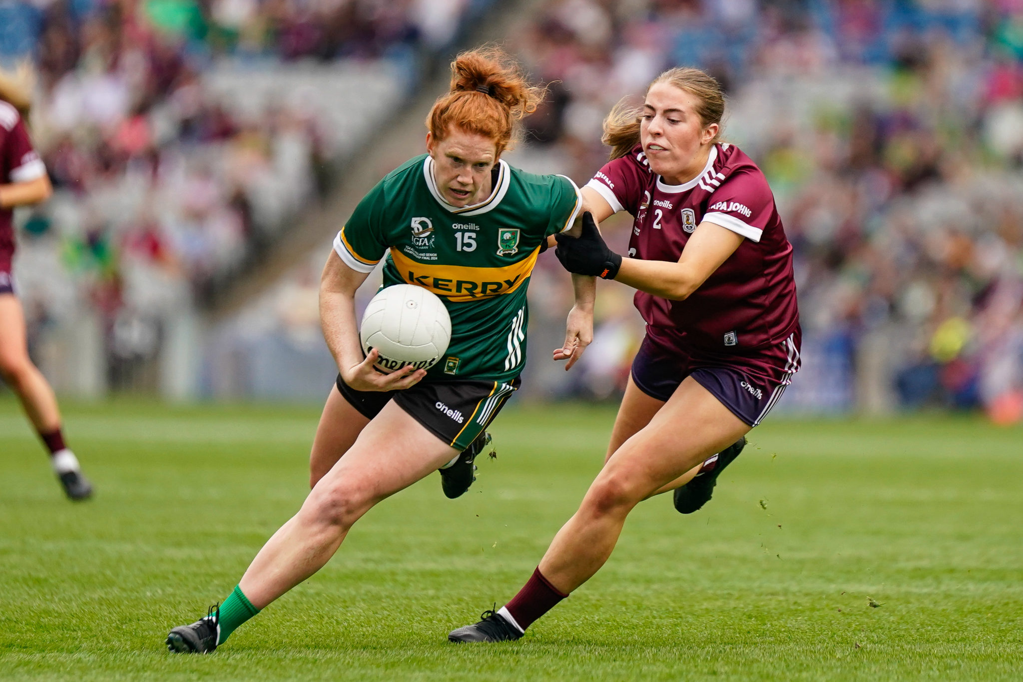 Louise Ní Mhuircheartaigh in action during Kerry v Galway in the TG4 LGFA All-Ireland Ladies Senior Football Championship Final at Croke Park, Dublin